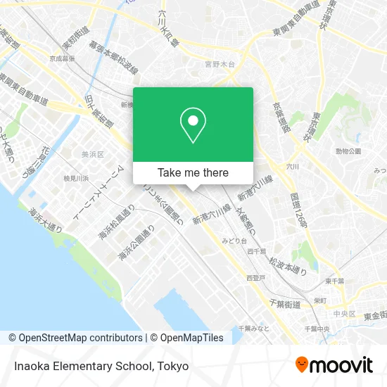 Inaoka Elementary School map
