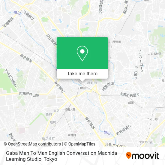Gaba Man To Man English Conversation Machida Learning Studio map