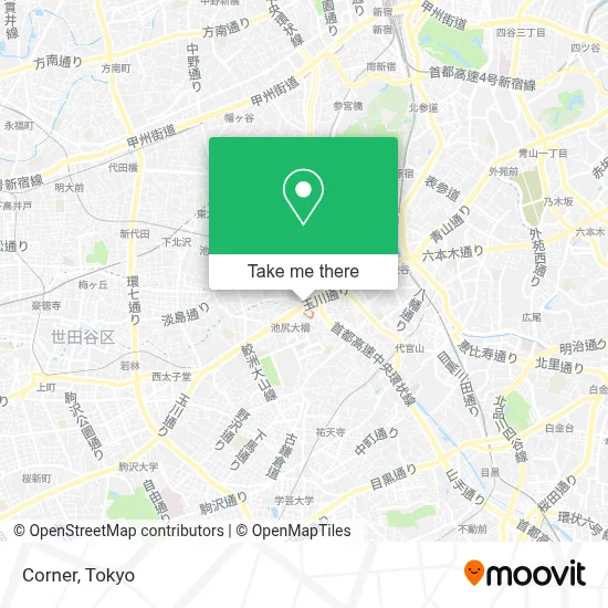 Corner map