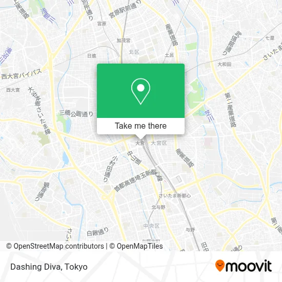 Dashing Diva map