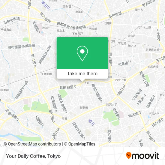 Your Daily Coffee map