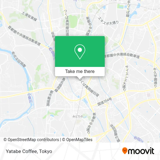 Yatabe Coffee map