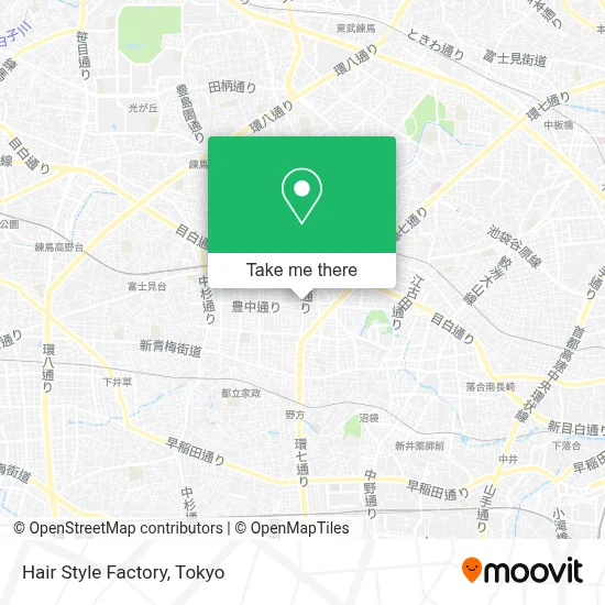 Hair Style Factory map