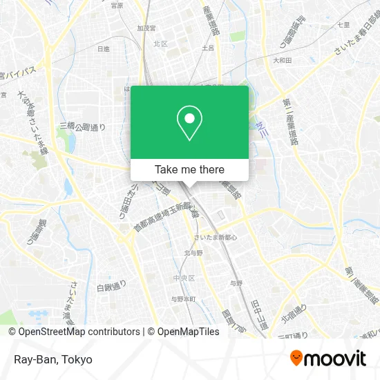 Ray-Ban map