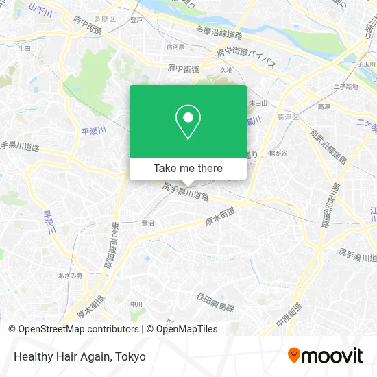 Healthy Hair Again map