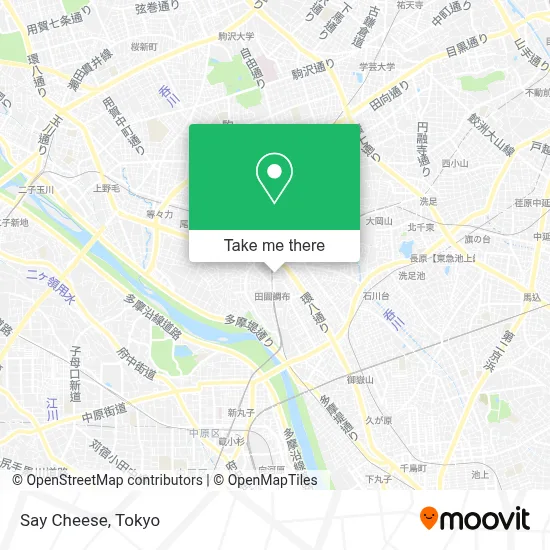 Say Cheese map