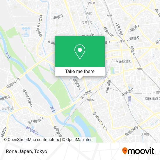 Rona Japan map
