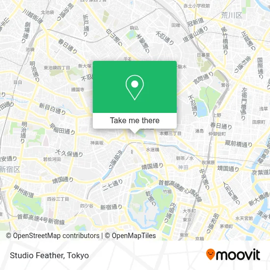 Studio Feather map