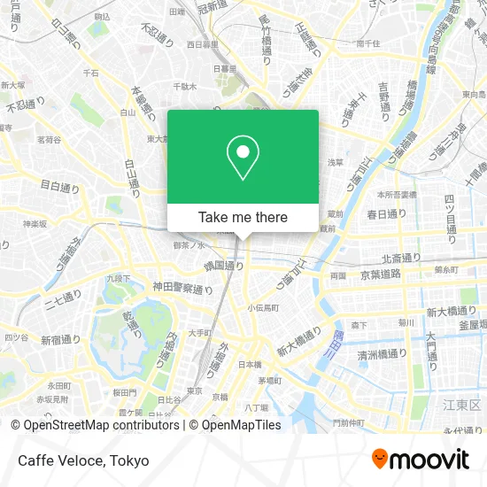 Caffe Veloce map