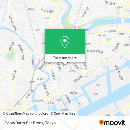 Pool&Darts Bar Bronx map