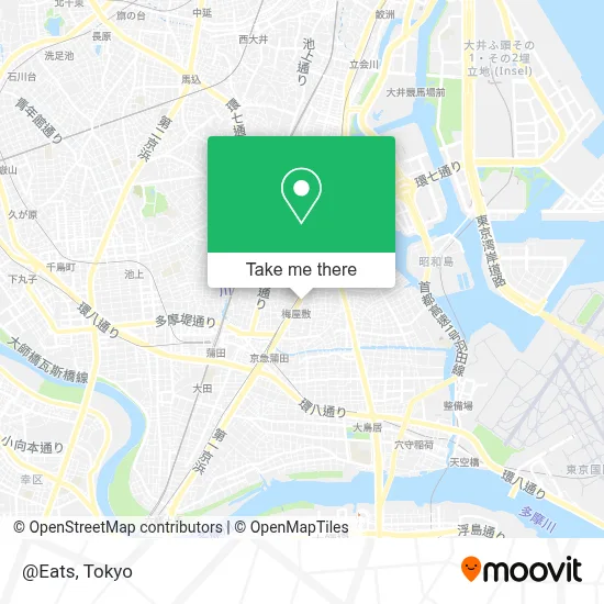 @Eats map