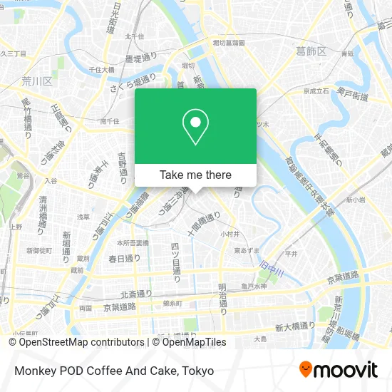 Monkey POD Coffee And Cake map