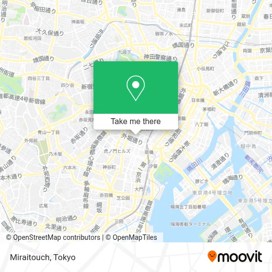 Miraitouch map