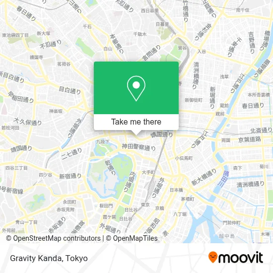 Gravity Kanda map