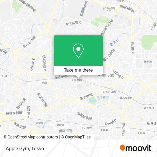Apple Gym map