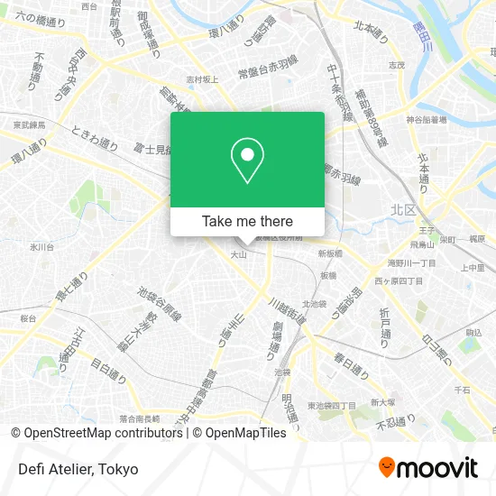 Defi Atelier map