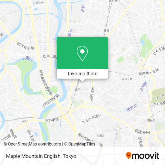 Maple Mountain English map