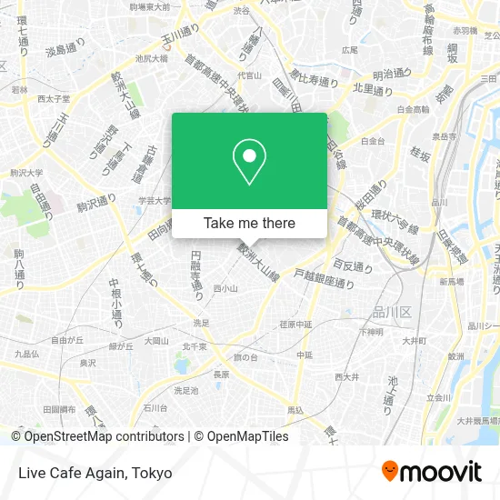 Live Cafe Again map