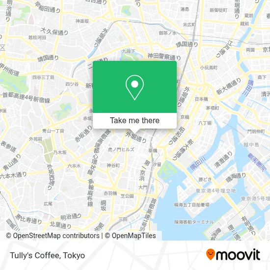 Tully's Coffee map