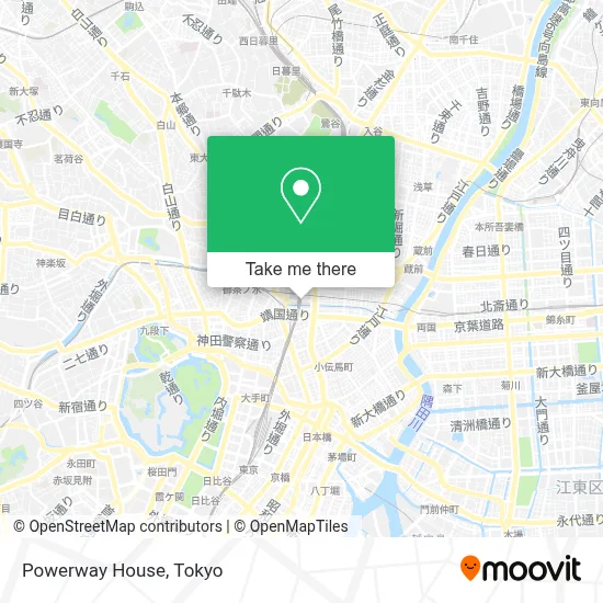 Powerway House map