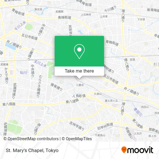 St. Mary's Chapel map