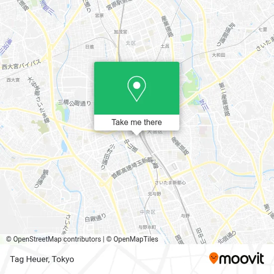 Tag Heuer map