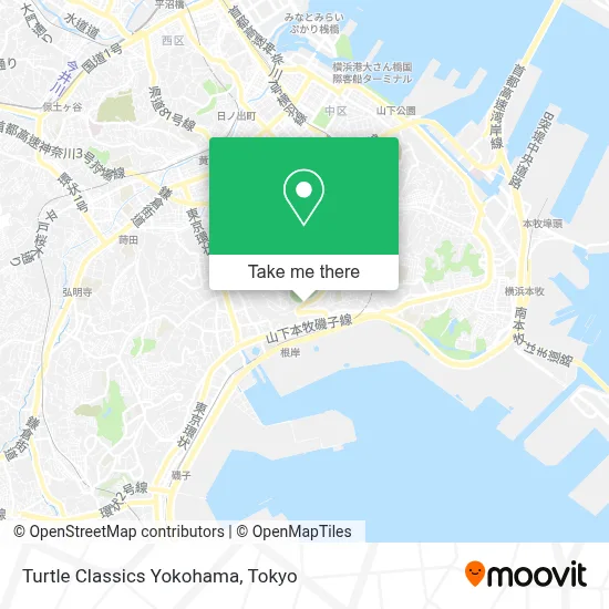 Turtle Classics Yokohama map