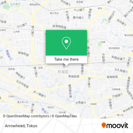 Arrowhead map