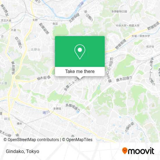 Gindako map