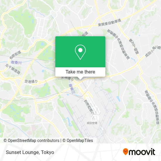 Sunset Lounge map