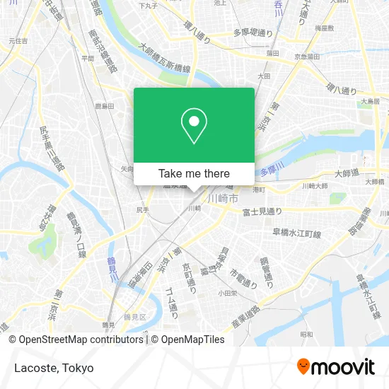Lacoste map