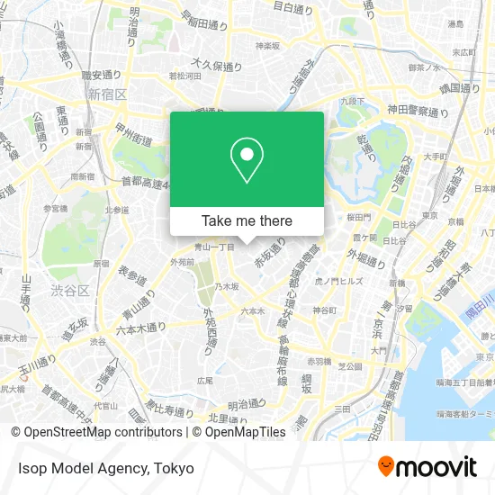 Isop Model Agency map