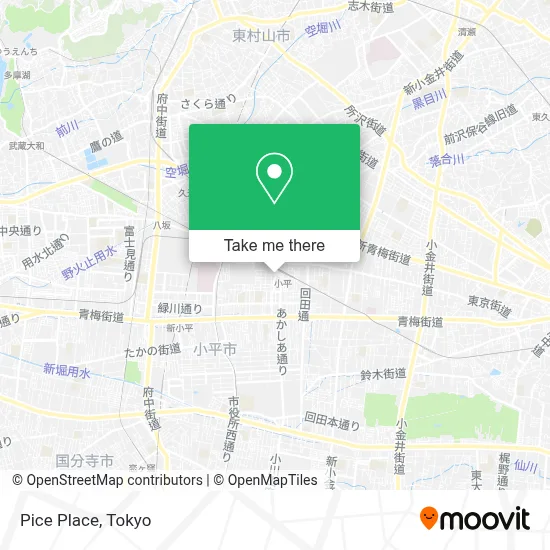 Pice Place map