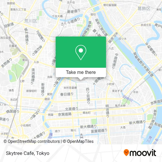 Skytree Cafe map