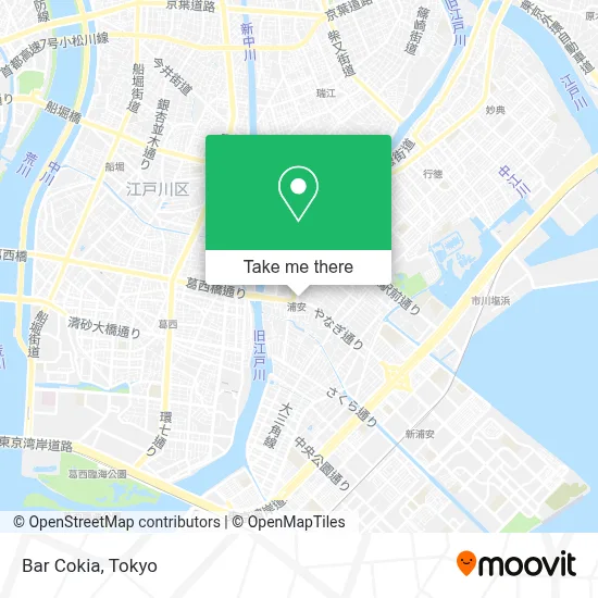 Bar Cokia map