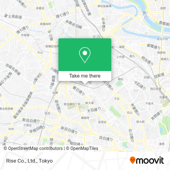 Rise Co., Ltd. map