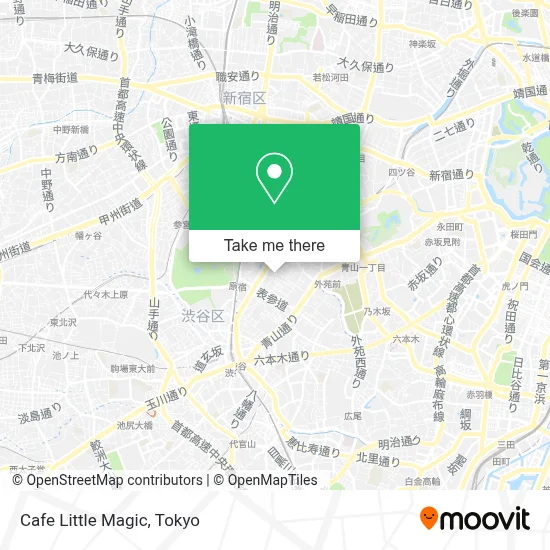Cafe Little Magic map