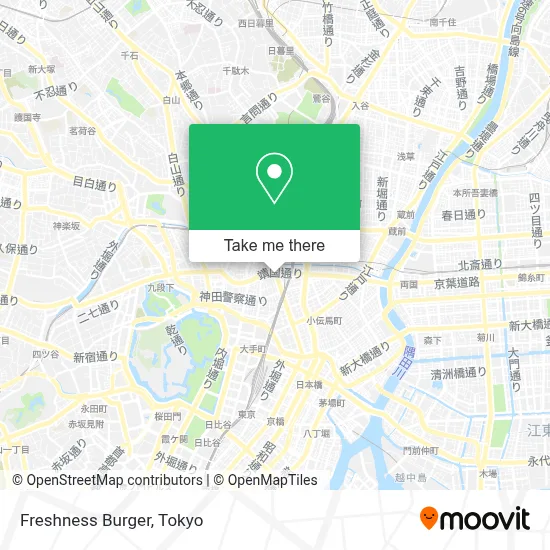 Freshness Burger map
