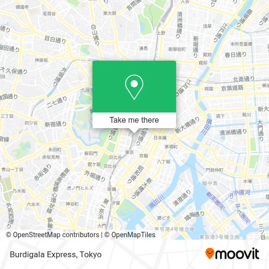 Burdigala Express map