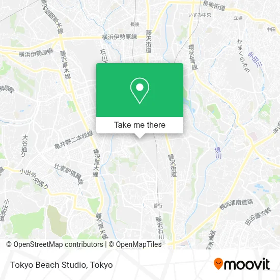 Tokyo Beach Studio map