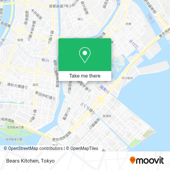 Bears Kitchen map