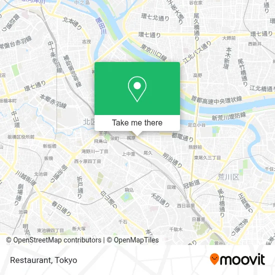 Restaurant map