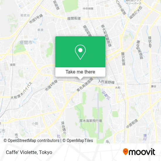 Caffe' Violette map