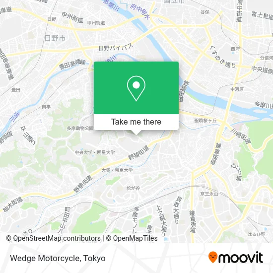 Wedge Motorcycle map