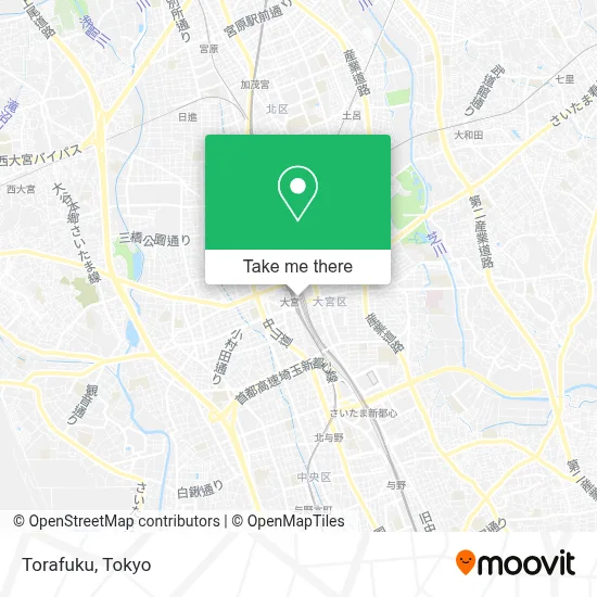 Torafuku map