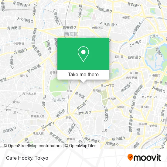 Cafe Hooky map