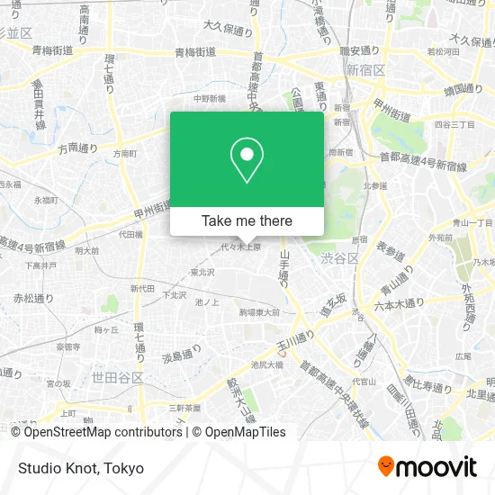 Studio Knot map