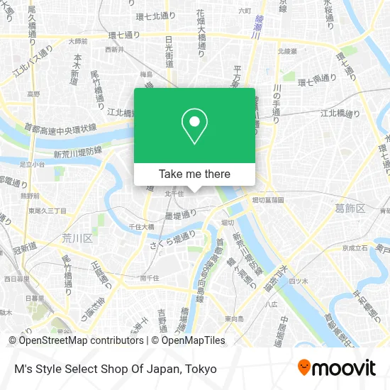 M's Style Select Shop Of Japan map