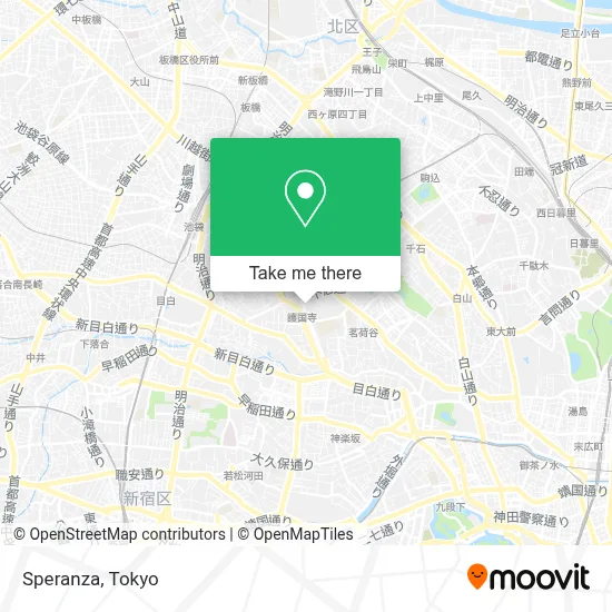 Speranza map