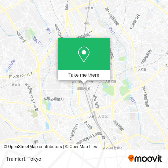 Trainiart map